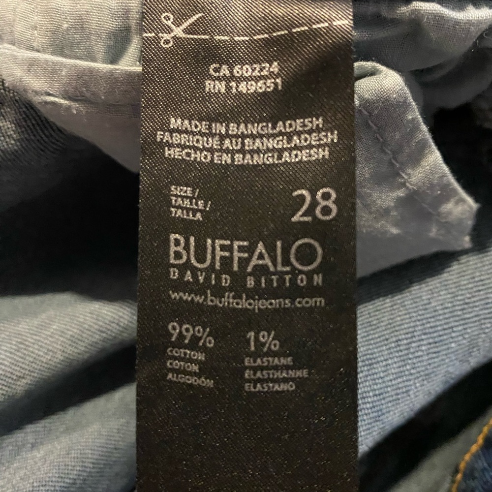Buffalo David Bitton Brooke High Rise Straight Leg Jeans Women Size 28 - Picture 9 of 9